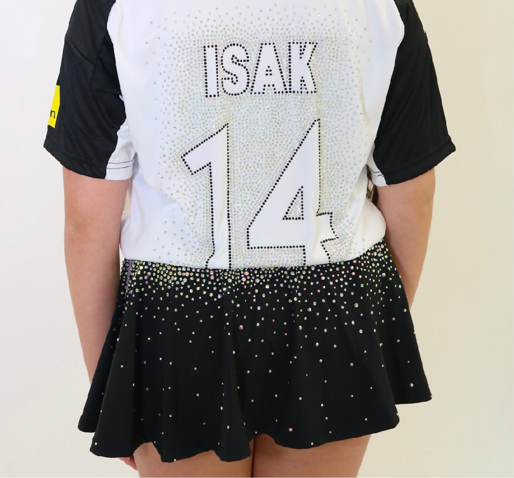 KIDS DIAMOND SKORT - Black -